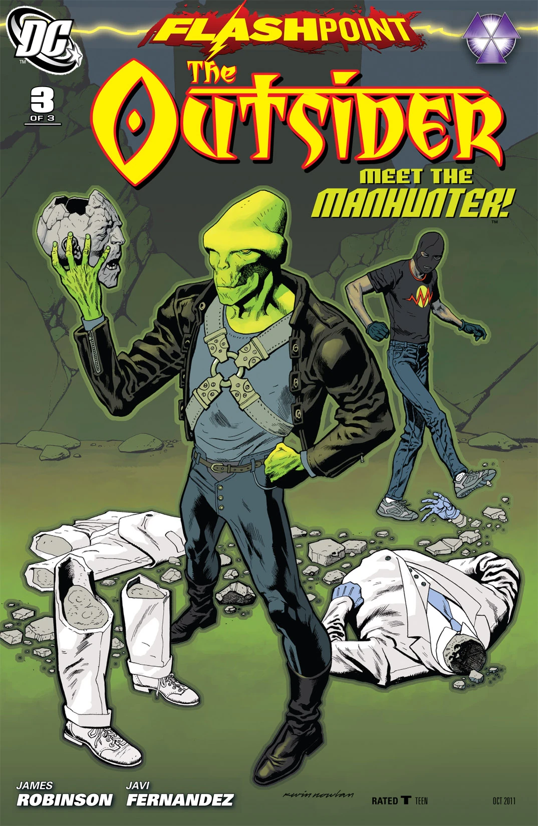 Flashpoint: The Outsider #3 (DC, 2011 — Cover A) cover